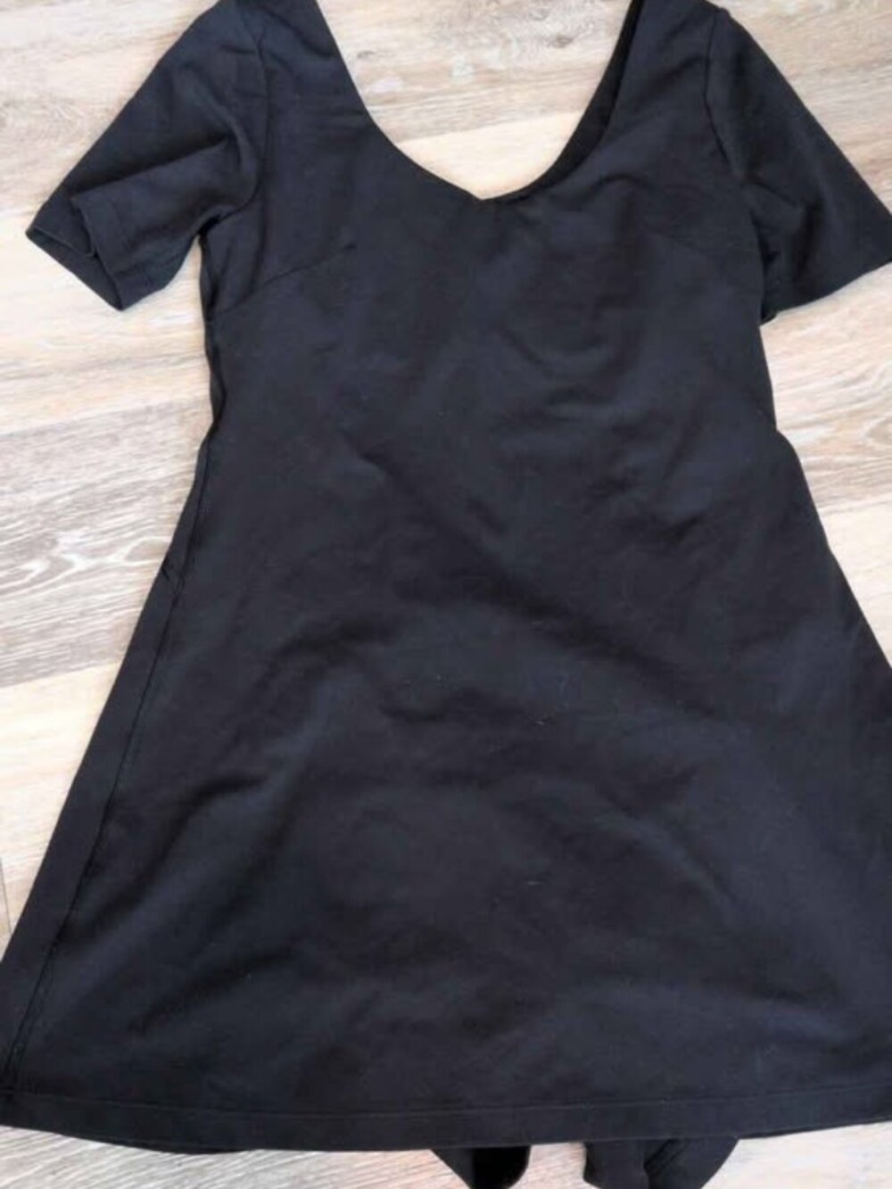 Lululemon Everlux Short-Sleeve Tennis Dress Black